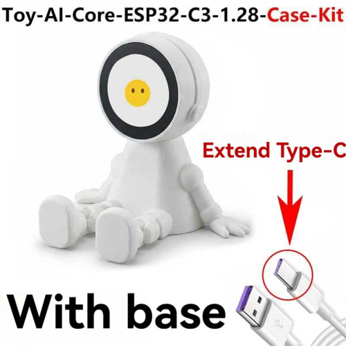 For DeepSeek AI Voice Chat Toy Robot 1.28inch LCD Screen ESP32-C3 Development Board with Base Intelligent Dialogue 1