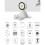 For DeepSeek AI Voice Chat Toy Robot 1.28inch LCD Screen ESP32-C3 Development Board with Base Intelligent Dialogue 3
