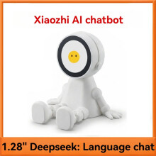 For DeepSeek AI Voice Chat Toy Robot 1.28inch LCD Screen ESP32-C3 Development Board with Base Intelligent Dialogue