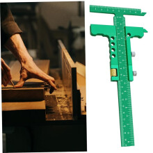 Équerre Coulissante pour le Travail Du Bois avec Jauge de Marquage Réglable en Alliage D'Aluminium