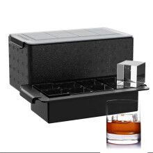 Clear Ice Tray for Whiskey: 2Inch Clear Ice Maker -Square Ice Tray for Bourbon Old Fashioned Whisky