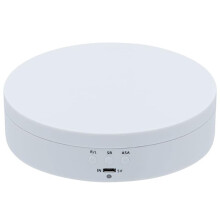 360 Degree Rotating Display Stand for Jewelry, Photography, Watches - USB Powered, 5.4 Inches, Low Noise