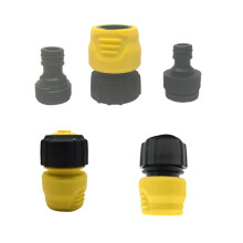 Gartenwasserschlauch Wasserhahn Anschlussadapter Set für 1/2 Zoll 3/4 Zoll Hochdruckreiniger Wasserhahn Schlauchteil 2.645-221.0