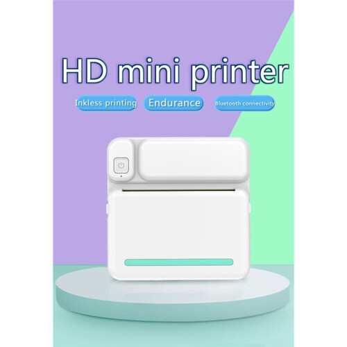 C19  Portable Thermal Printer Photo Pocket Thermal Label Printer Printing Wireless  Printer 1