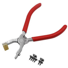 Alicate Perfurador de Couro, Alicate Manual Silencioso de 4mm para Costurar Cintos, Correias, Selas e Sapatos - Alicate Perfurador para Artesanato