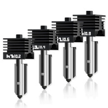 4Pack for Bamboo Lab P2S Hotend for H2S/H2D/P2S 3D Printer, Quick Swap Hardened Steel Nozzle Assembly 0.2/0.4/0.6/0.8mm