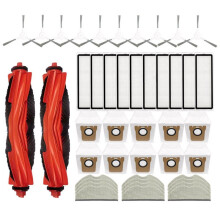 Pièces Détachées pour Aspirateur Robot pour H40 / OV51 : Rouleau Principal, Brosse Latérale, Filtre HEPA, Sac à Poussière, Chiffon de Nettoyage