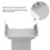 12-Pack Grey Railway Bridge Supports Compatible with Wooden Train Systems 4