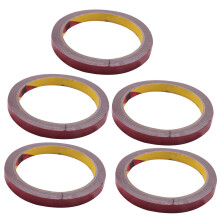 5X Strong Permanent Double Sided Super Sticky Foam Tape Roll for Vehicle Car, Red 10MMx3Meter