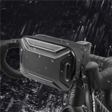 Hard Shell Bicycle Bag - Large Capacity Front Frame Storage for Mountain Bikes
