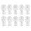 10X  Foam Mannequin Wig  Display Hat Cap Wig Holder White Foam 1