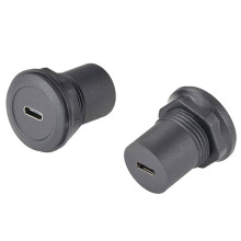 USB 3.1 Type-C Coupler 10Gbps PD100W Extender Panel Flush Mount Jack Socket Type-C Female to Female Charging Converter