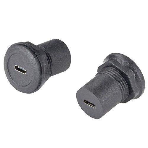 USB 3.1 Type-C Coupler 10Gbps PD100W Extender Panel Flush Mount Jack Socket Type-C Female to Female Charging Converter