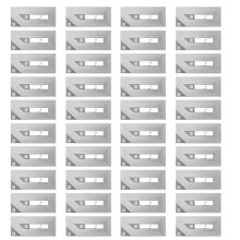 40 Etiquetas Adhesivas NFC con Chip NTAG213, Etiquetas Adhesivas RFID Transparentes para Dispositivos Compatibles con NFC.