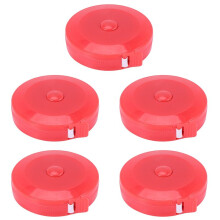 5X Tailor Sewing Retractable Ruler Tape Measure Red 1.5M/60 Inch