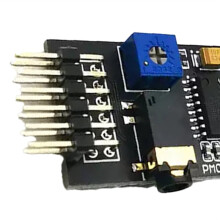 Scheda di Espansione PMOD-Audio Modulo di Espansione FPGA ICESugar Interfaccia PMOD Uscita Audio Regolazione del Volume Doppio Canale