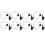 8 Pièces Contact PiéZo Microphone Microphone Ramasser pour Guitare Violon Banjo Mandoline Ukulélé 1