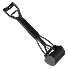 Dog Poop Grabber Pooper Scooper with Long Handle and Large Folding Design for Efficient Pet Waste Cleanup