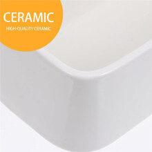 Ceramic Butter Dish Butter Cutter Lid for Home Bakeries Restaurants Stain Scratch Resistant with Butter Spoon