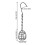(Black) Hanging Bird Feeder with S-hooks for Garden 3