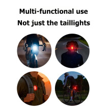 Fietsverlichtingsset Waterdicht TYPE-C Oplaadbaar Multimodale Magnetische Achterlamp voor Nachtfietsen Accessoires