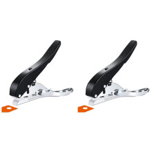 2X Hole Punch 1/4 Inch-6mm Single Hole Hole Punch, Heavy Duty Hole Punch Single, Portable Handheld Long Hole Hole Punch