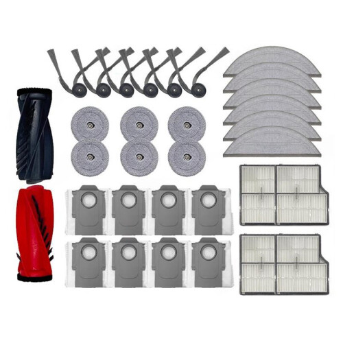 For  Saros 10 Accessories Main Side Brush Hepa Filter Dust Bag Mop
