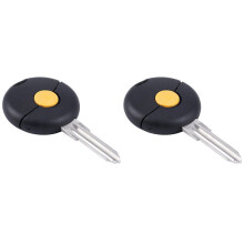 2 Pcs 1 Key Cover Shell Key Remote Control for Fortwo 450 Cabrio City Coupe