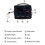 3-Band EQ Equalizer Tuner System with LCD Display Small Guitar Equalizer Ukelele Piezo Pickup Preamp 1