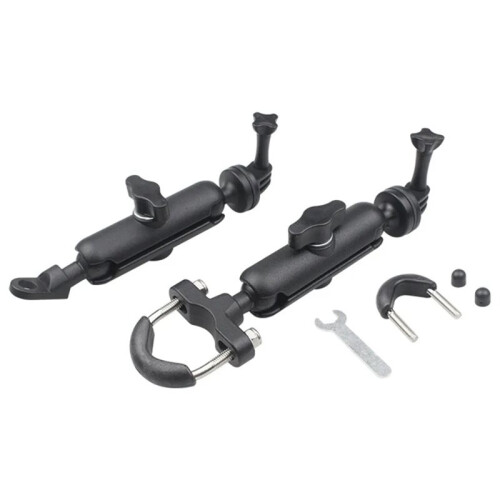Motorcycle Dashcam Bracket Motion Camera Mounting Bracket Pan Tilt Bracket Car Mounted Aluminum Alloy Camera Bracket