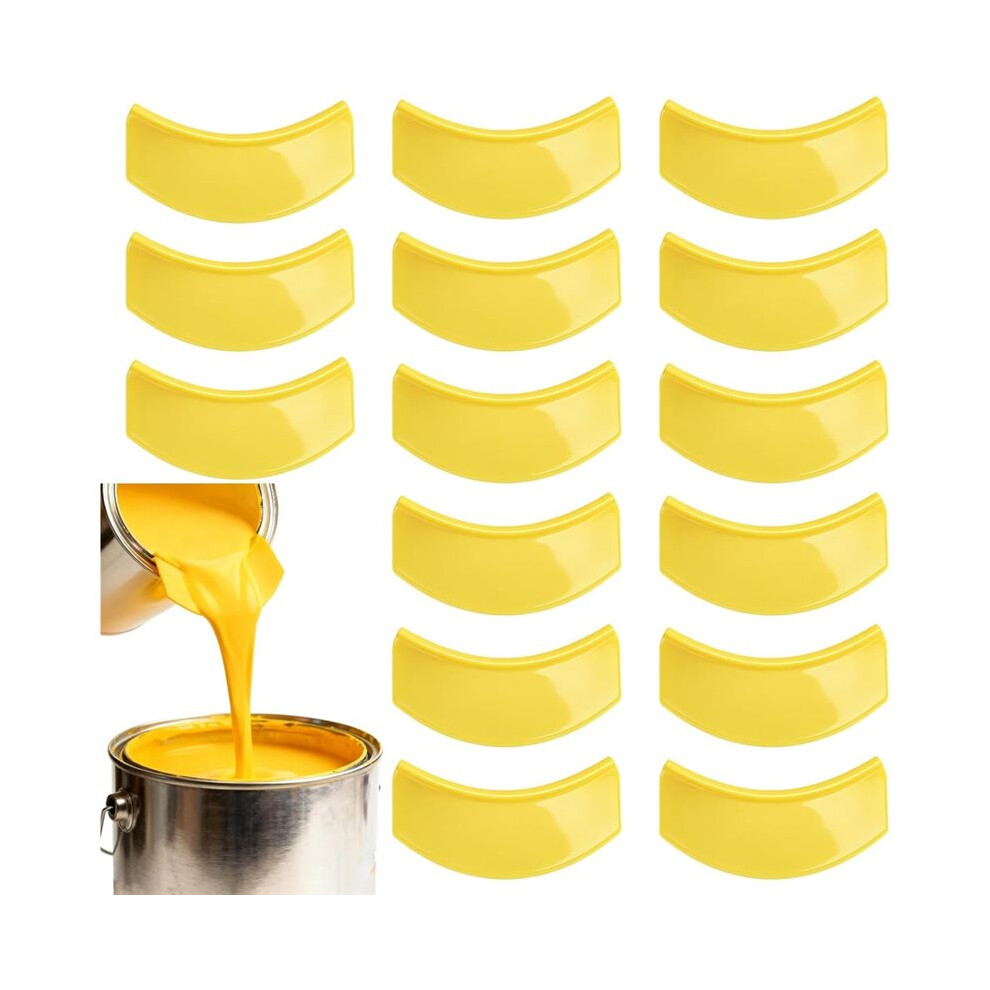 15 Pcs 1-Gallon Paint Can Pour Spout Bulk Paint Pouring Spout Reusable Universal Bucket Attachment For Pint,Mess Free 6034064185858
