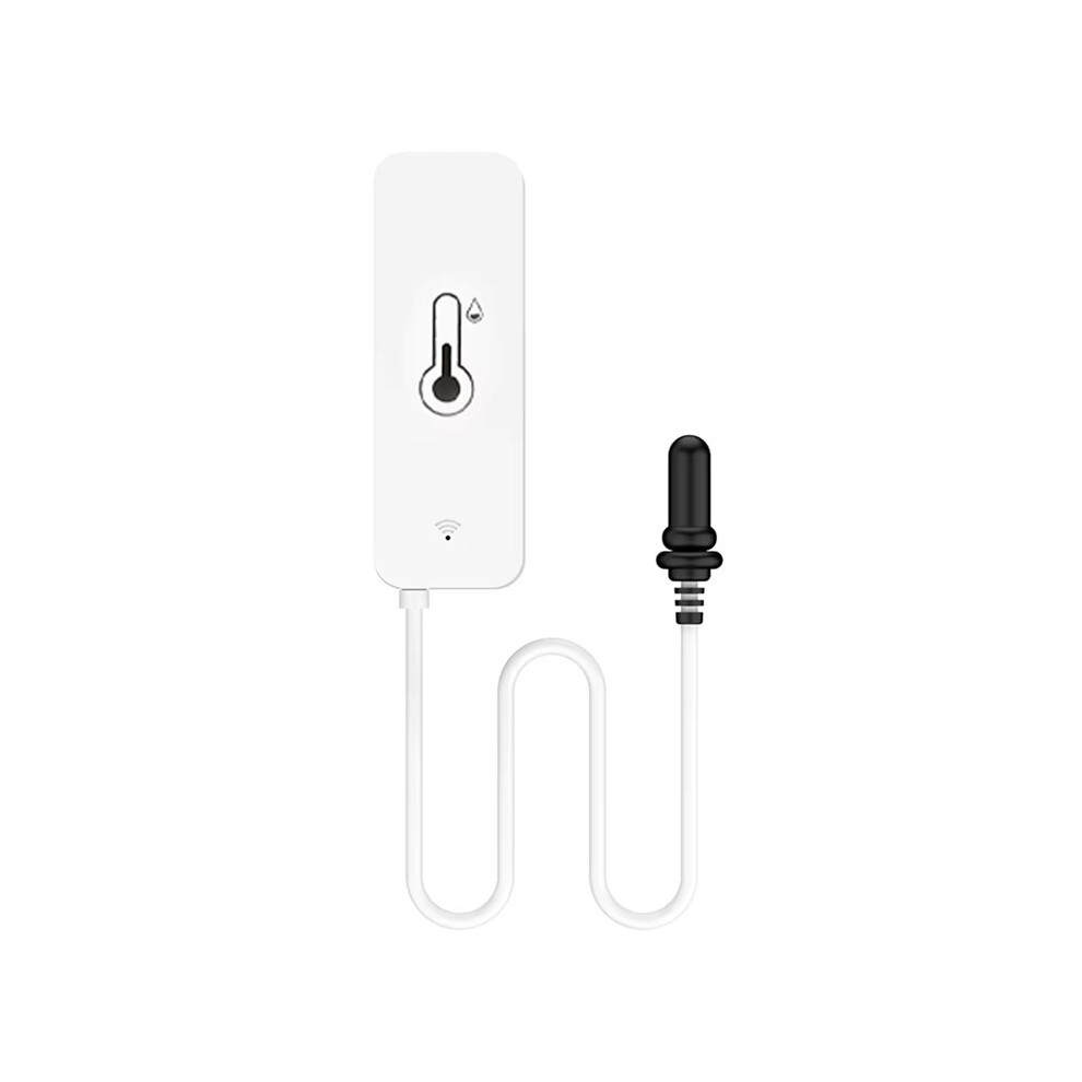 Tuya Zigbee Temperature Humidity Sensor With External Probe For Life App Alexa Assistant For Freezer Fish 4711095328158