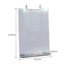3X A4 Multi-Page Flip Display Card Label Display Stand Detachable Label Business Menu Holder