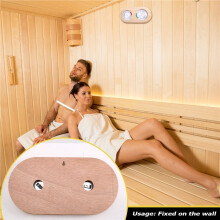 2-in-1 Sauna Thermometer and Hygrometer, Sauna Thermometer, Sauna Thermometer Gauge for Sauna Room, Sauna Accessories