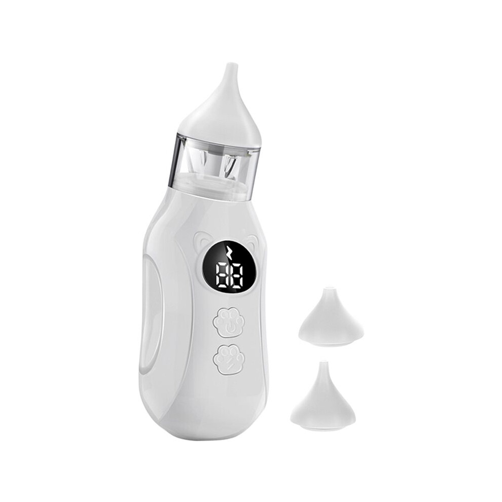 Electric Baby Nasal Aspirator Nose Sucker for Baby Rechargeable Newborn Nose Cleaner 9 Suction Levels 2 Silicone Tips