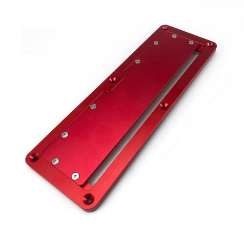 Adjustable Red Electric Circular Saw Flip Cover Plate for Table Saws