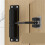 Invisibles Door Closing Device, Simple Mute Buffer Spring Hinge,Automatic Home Door Closer,Adjustable Closing Force,2Pcs 5