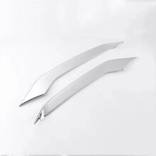 Front Bumper Lip Spoiler Fog Lights Trim for 5 Series G30 525i 530i 2017-2023 Silver