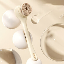 Escova Elétrica Corporal, À Prova D'Água e Recarregável, para Banho e Corpo, com Cabo Duplo Longo, para Limpeza e Esfoliação.