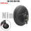 Front Driving Wheel Solid Tire Front Motor Scooter Parts for   ES1 ES2 ES3 ES4 5