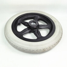 12 Inch 1/2x2 1/4 Inflatable Solid Tire Wheel Aluminum Key Slot Flange City Cavalier Thread Style Kids Bicycle Tire