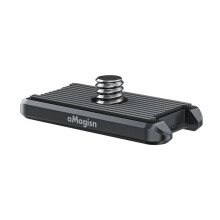 AMAGISN Magnetic Metal Quick Release Adapter 1/4" Top Plate for  X5/X4 Air/X4/X3 /X2 Hero12 Action Camera Mount Plate