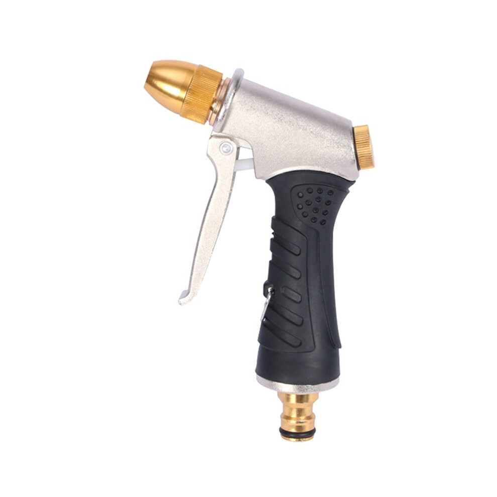 Aluminium Alloy Rubber Coated High-Pressure Water Gun Household Garden Water Gun Garden Easy To Clean Car Wash Water Gun 4711200175523