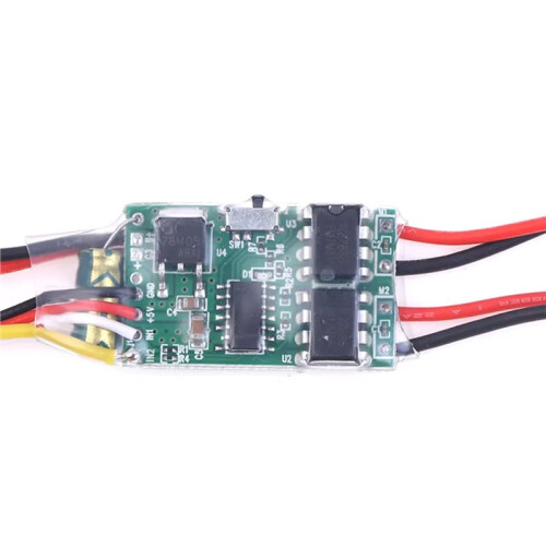 Dual Way Bidirectional Brushed Electric Speed Controller 40A X 2 Mixed Control ESC for RC Tank/Speed Difference Boat 1