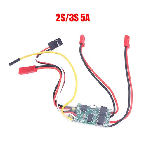 Dual Way Bidirectional Brushed Electric Speed Controller 40A X 2 Mixed Control ESC for RC Tank/Speed Difference Boat 2