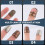 6 Pieces Sewing Thimble Finger Protector,Adjustable Metal Finger Shield Protector for Sewing Embroidery Needlework 4