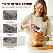 Bag Sealer,USB Rechargeable Chip Bag Sealer with Cutter,Portable Heat Sealer Machine for Food Storage