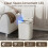 1PC  Detector Trash Can, Touchless Wastebasket, Auto /Off, Sealed with Lid Silent Shutoff, Multiple 4
