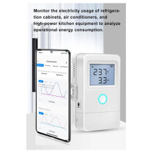 Tuya WiFi Monitor with LCD Display, over-Temperature Alarm, and CTs for Solar Power Systems A