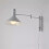 Foldable Metal Wall Light - Modern Folding Swing Arm Sconce for Bedside & Bar, Minimalist Extendable Lamp White 5